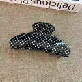 Cute Polka Dot Shell Print Large Hair Claw MK2PPM6W6HCP351