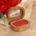 Oval Walnut Ring Box - DippedShop Wholesale - #1459