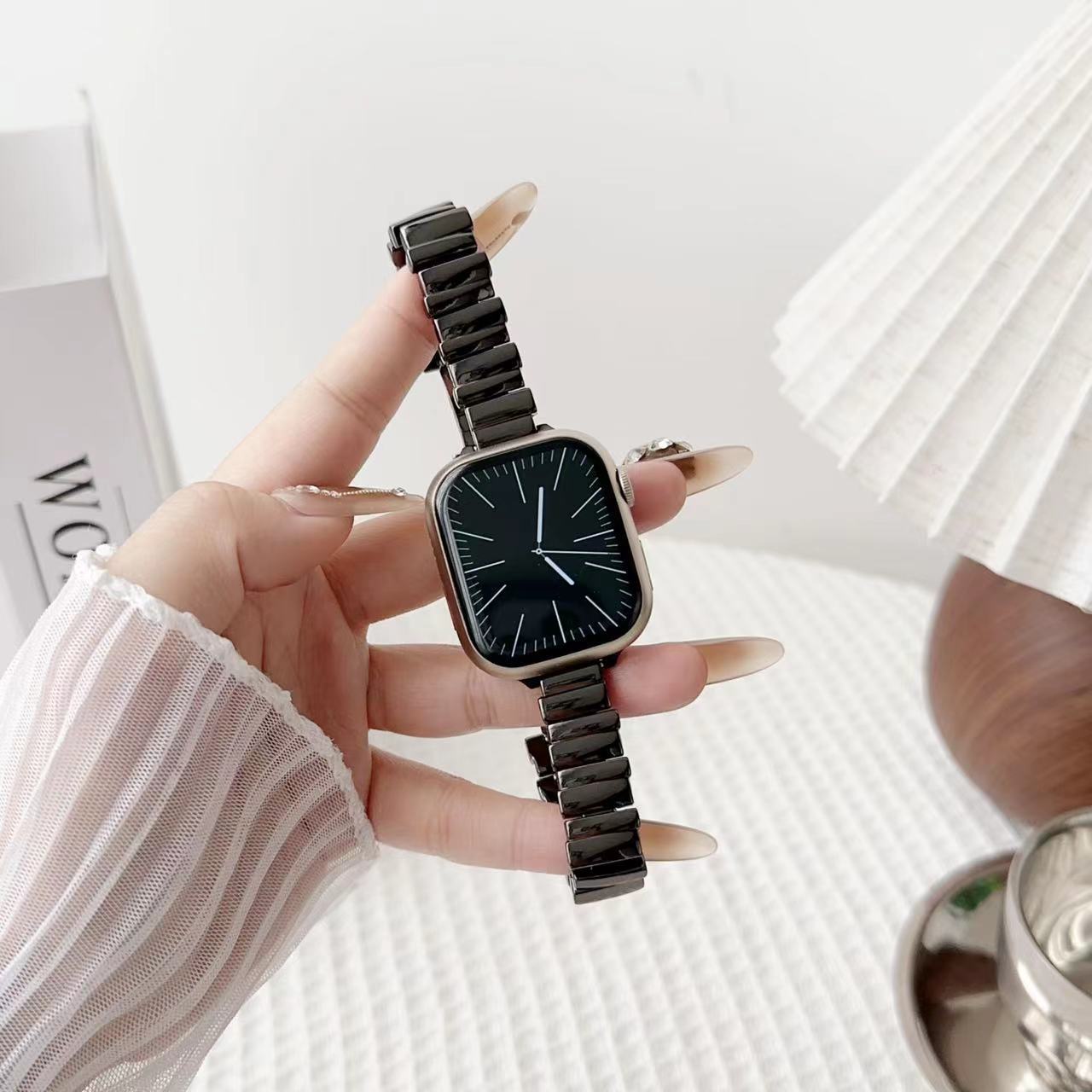 Elegant Irregular Metal Link Watch Band 6W6JWA104