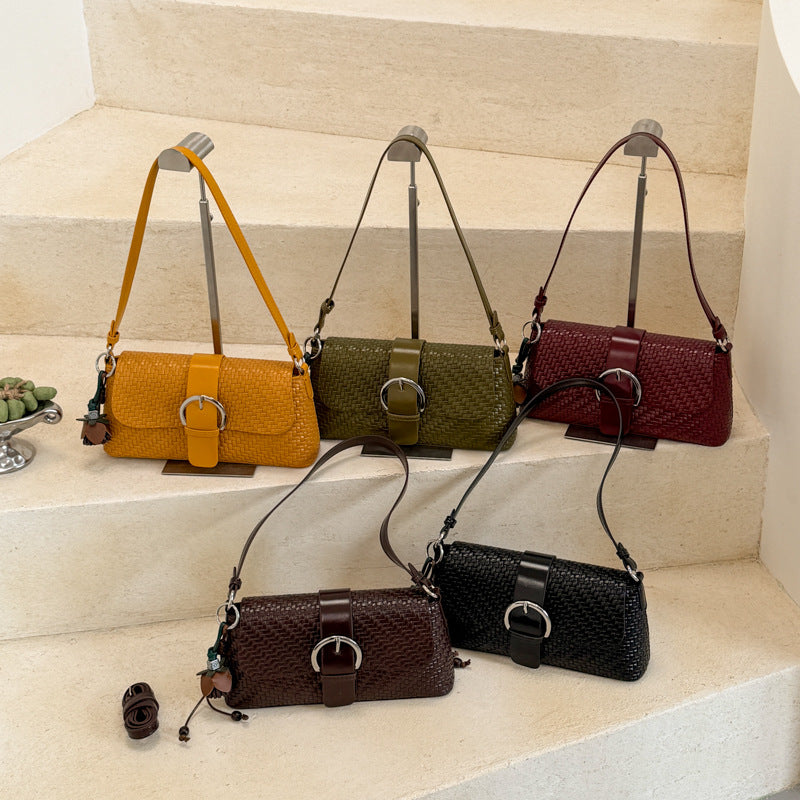 French Style Woven Underarm Shoulder Bag 6W10BBG1894