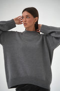 Solid Loose Sweater - DippedShop Wholesale - #5235