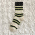 Minimalist Striped Wool Blend Thicken Crew Socks 6W8FSO537