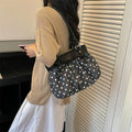 Fashion Color Contrast Polka Dots Shoulder Bag 6W10BBG1861