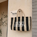Stylish Hand Made Letters Embroidery Tote Bag 8CW6BBG521L