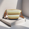 Straw Woven Crossbody Bag - DippedShop Wholesale - #9171