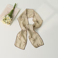 Minimalist Lavender Print Silk Scarf 6W6NSI223