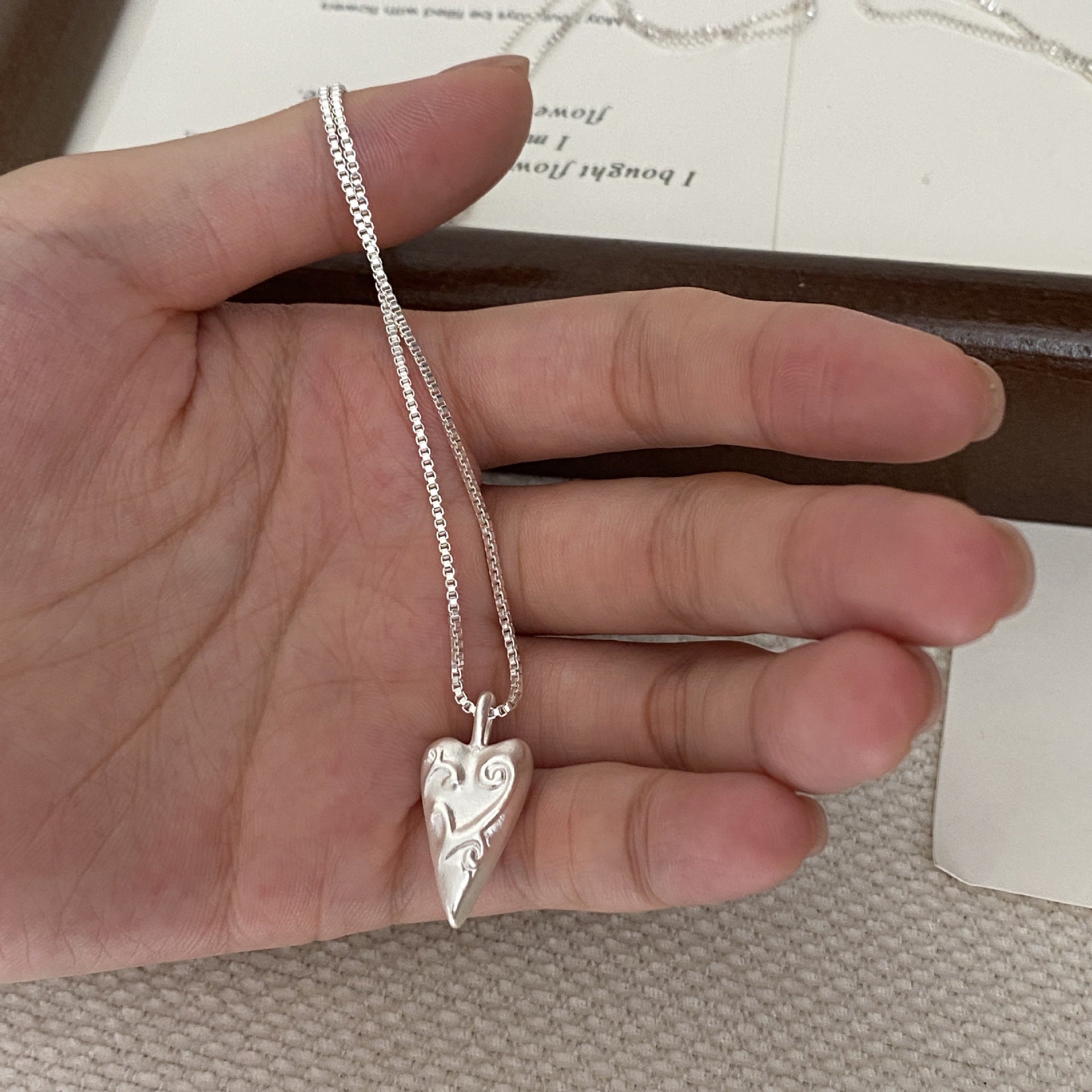 Sweet Floral Pendant Zirconia Necklace 6W6JNC649