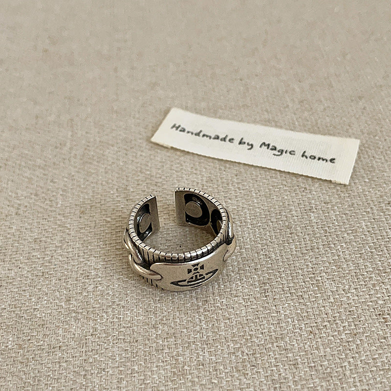 Vintage Punk Saturn Ring - DippedShop Wholesale - #1395