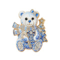 Christmas Series Enamel Rhinestone Brooch 6W6JPB63