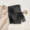 Vintage Plaid Cashmere-Feel Shawl Wrap Scarf 6W6NSC90