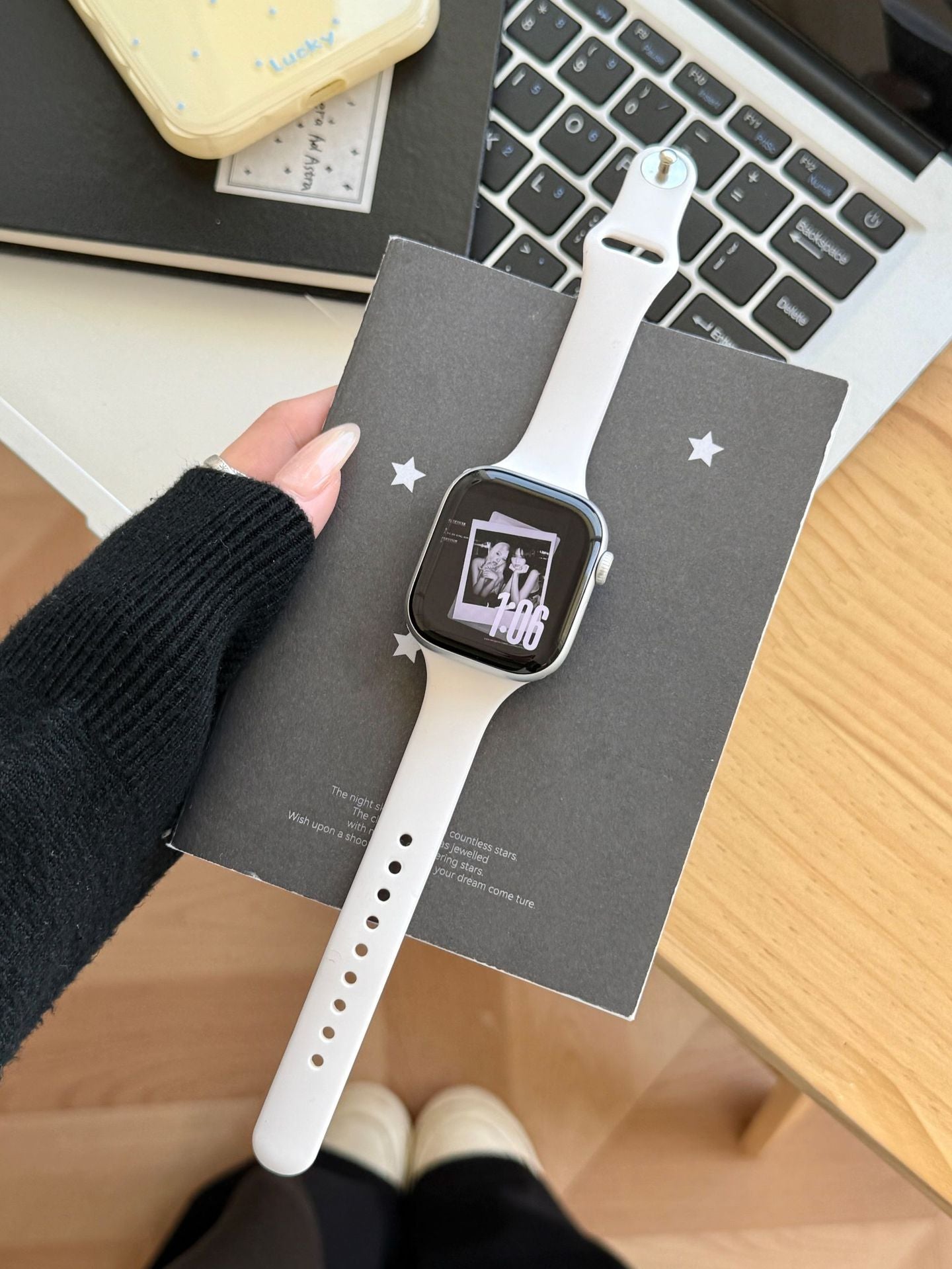 Minimalist Solid Color Slim Silicone Watch Band 6W6JWA147