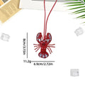 Beaded Sequin Lobster Keychain - DippedShop Wholesale - #4227