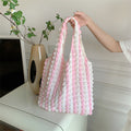 Solid Color Pleated Shoulder Bag - DippedShop Wholesale - #0499