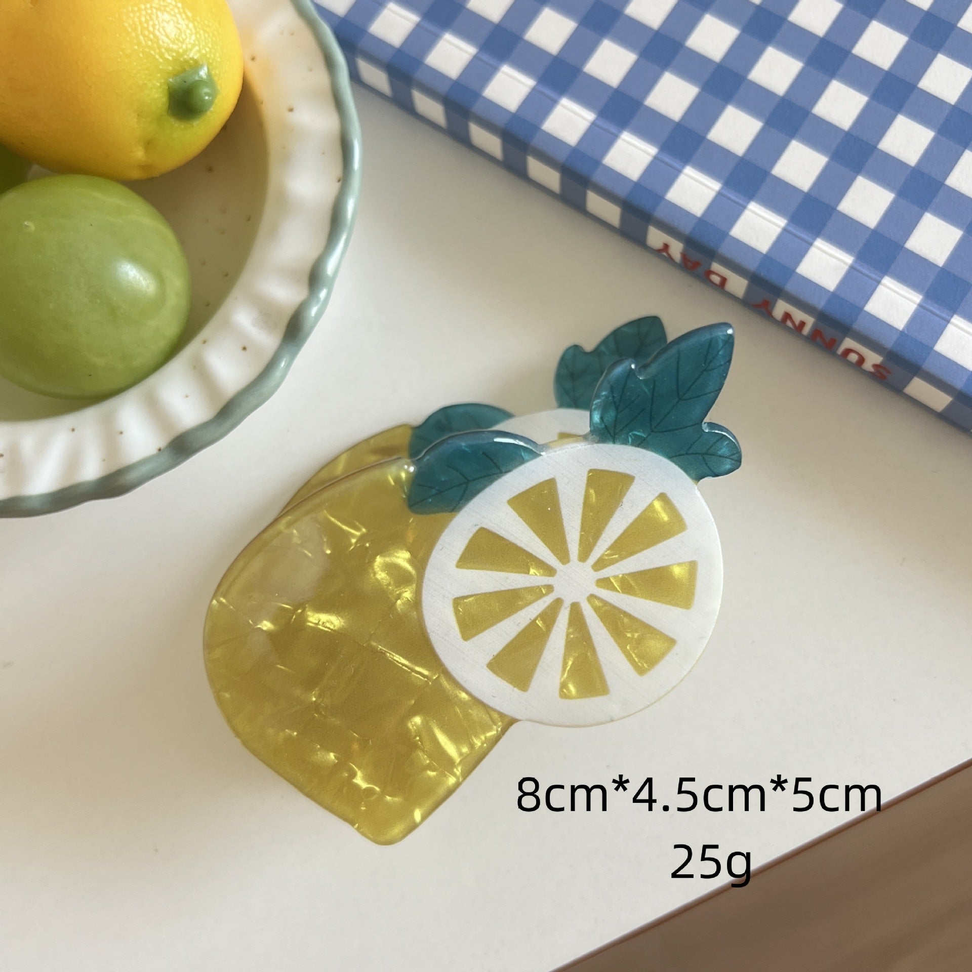 Cute Pear Pattern Acetate Hair - DippedShop Wholesale - #3827