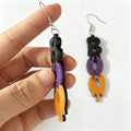 Glitter Letter Dangle Earrings - DippedShop Wholesale - #1043