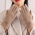 Plush Warm Winter Gloves - DippedShop Wholesale - #4675