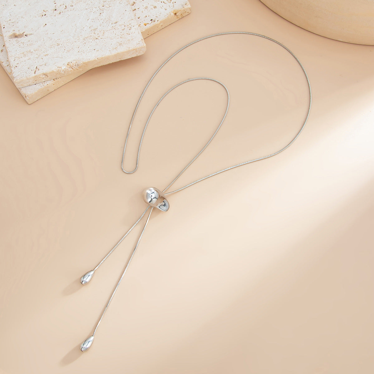 Bean Pendant Necklace - DippedShop Wholesale - #1507
