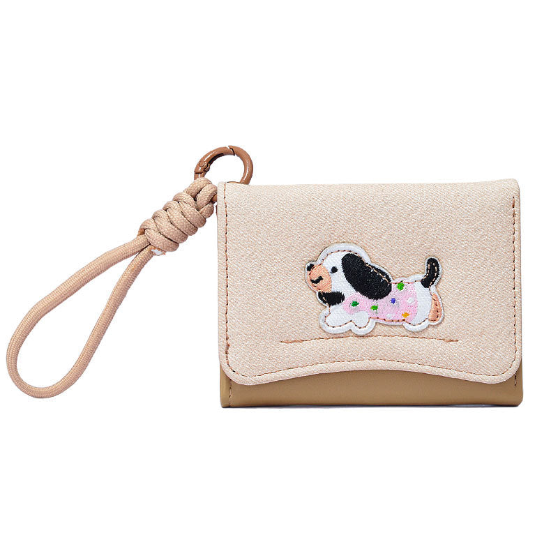 Cute Dog Simple Card Case Wallets DP25C645