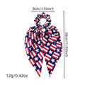 Fashion Star Striped Print Bowknot Hair Tie 8BK6HSR19T