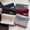 Winter Cable Knit Solid Color Knit Warm Scarf 6W6NSC68