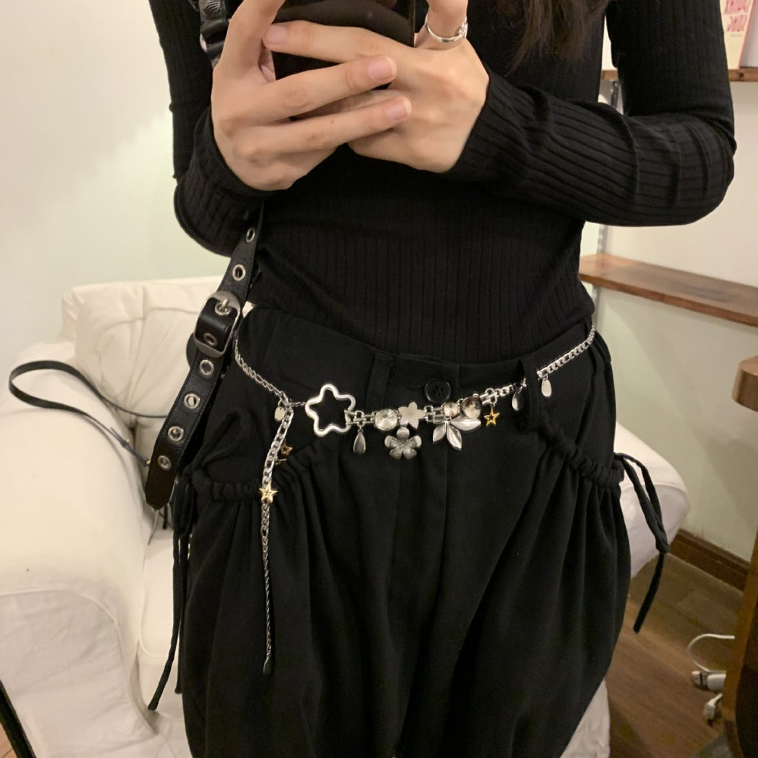 Star Flower Waist Chain - DippedShop Wholesale - #2947
