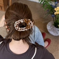 Trendy Bowknot Polka Dot Oval Hair Claw 6W6HCP1645