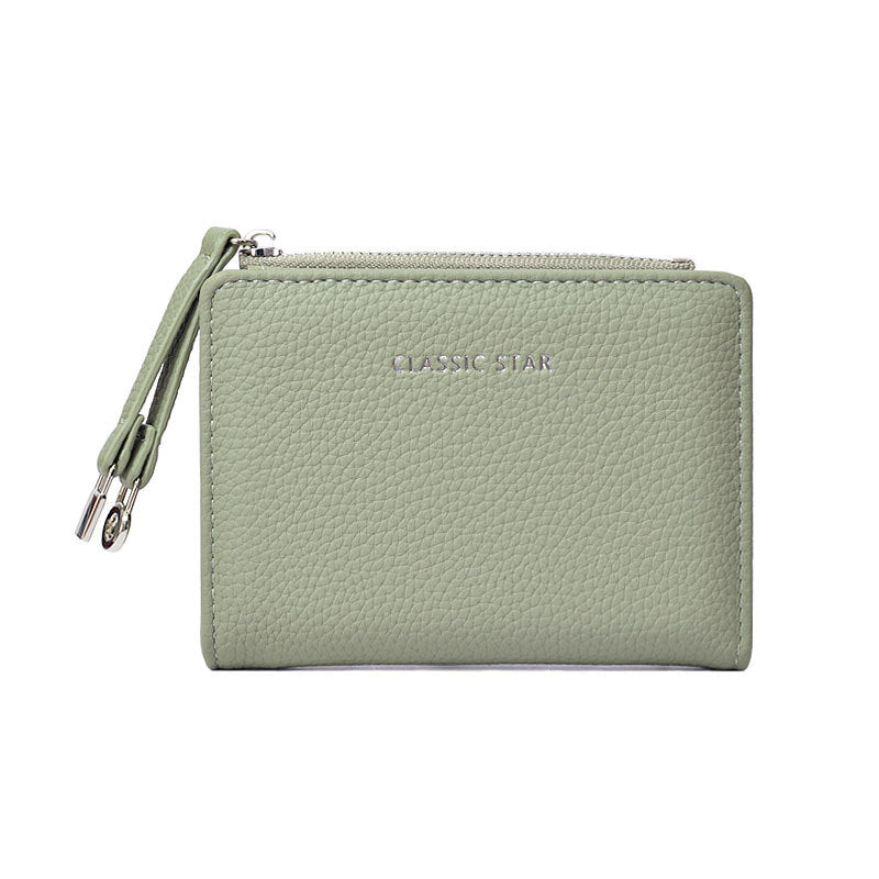 Simple Solid Color PU Coin Purse Wallet 6S10BWB130