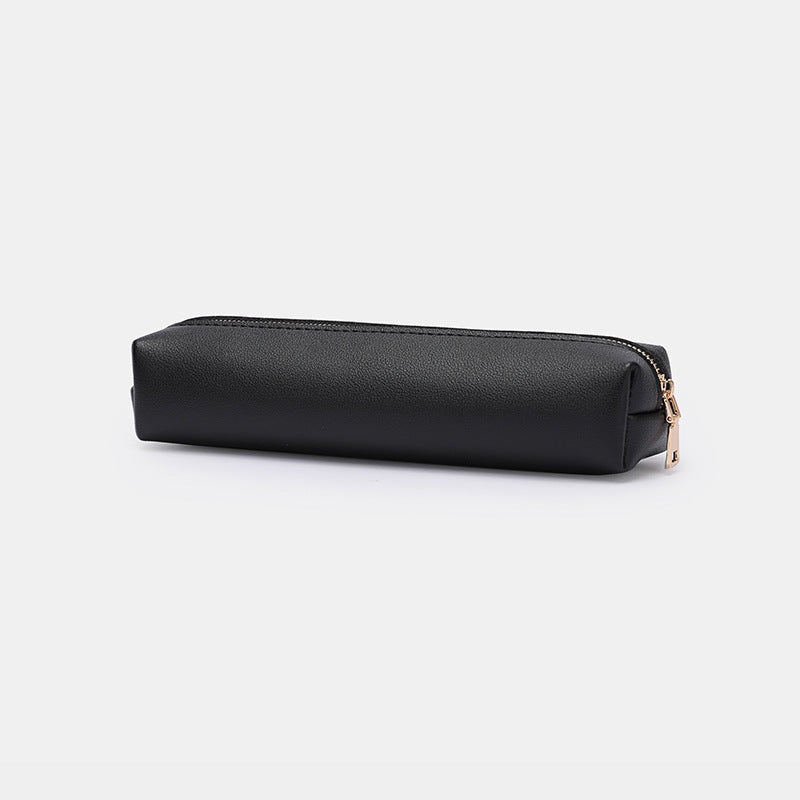 Solid Color Large Capacity Zipper Pencil Pouch 6S10BOB1058