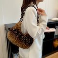 Cute Deer Pattern Flush Portable Shoulder Bag 6W10BBG1924