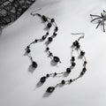 Crystal Tassel Dangle Earrings - DippedShop Wholesale - #5571