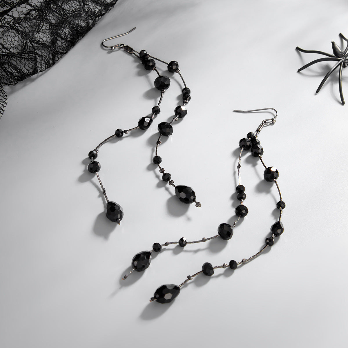 Crystal Tassel Dangle Earrings - DippedShop Wholesale - #5571