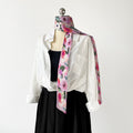 Simple Polka Dots Color Block Thin Long Scarf MK2BLW6W6NSI80