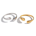 Chunky Irregular Gold Plated O - DippedShop Wholesale - #2483