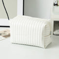 Minimalist Solid Color PU Cosmetic - DippedShop Wholesale - #3251