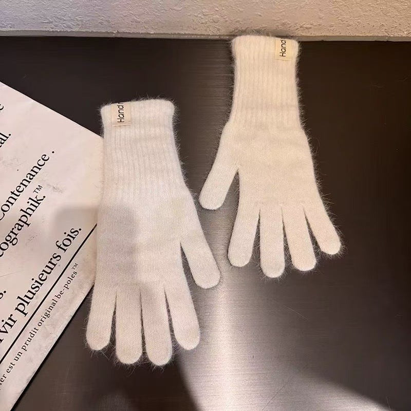 Faux Fur Touchscreen Gloves - DippedShop Wholesale - #9491