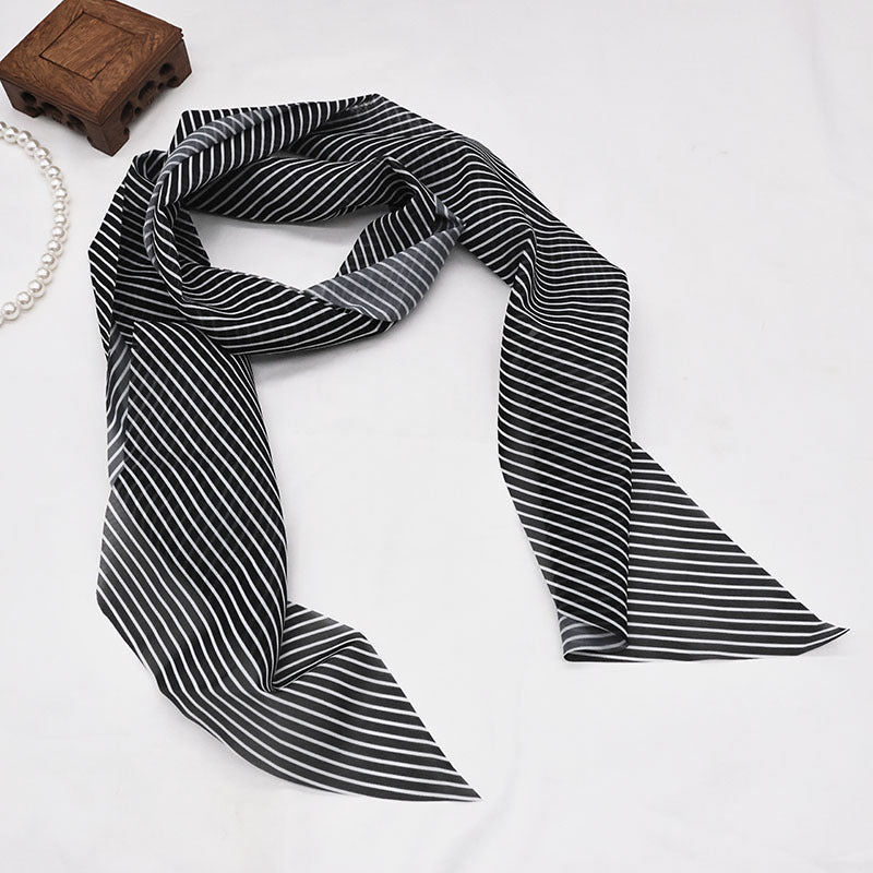 Cute Polka Dots Print Silk Scarf 6W6NSI198