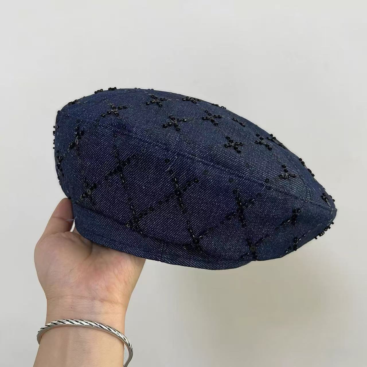 Stylish Sequined UV Protection Bucket Hats MK2COK6W6HAT377