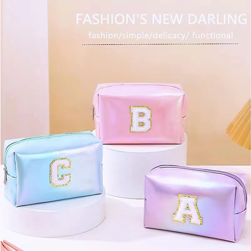 Embroidered Portable Makeup Bag - DippedShop Wholesale - #3555