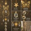 Elegant Butterfly Pendant Crystal Sun Catcher Wind Chime 6H7HLS205
