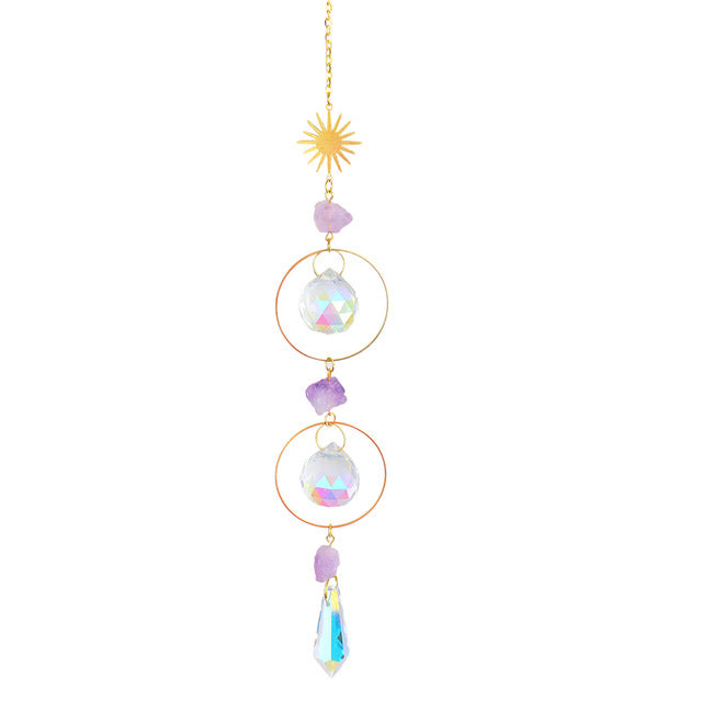Stone Crystal Wind Chime - DippedShop Wholesale - #7155