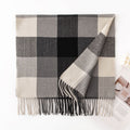 Vintage Plaid Wool Scarf - DippedShop Wholesale - #6659