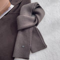 Solid Color Wool Blend Warm Knit Scarf 6W6NSC69