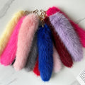 Fluffy Furry Tail Keychain - DippedShop Wholesale - #9667
