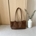 Minimalist Hollow Out Woven Beach Shoulder Bag 8PU6BBG431T