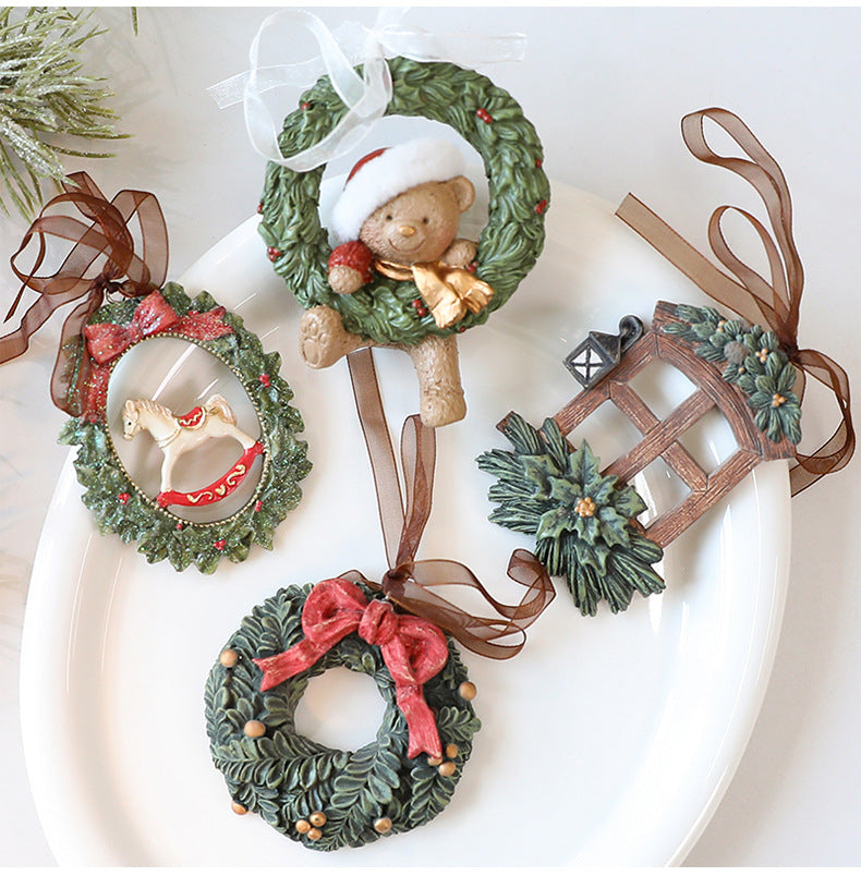 Colorful Christmas Tree Hanging Ornament DP25G769