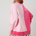 Color Block Sequin Sweatshirt - DippedShop Wholesale - #6035