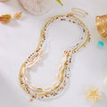 Boho Multi-Color Layered Beaded Waist Chain 8ZA6JBC94T