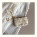 Tweed Wristlet Coin Purse - DippedShop Wholesale - #0243