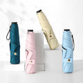 Minimalist Solid Color Portable Comapct Folding Umbrella DP26UL09