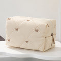 Sweet Bowknot Embroidery Quilt Shell - DippedShop Wholesale - #1443
